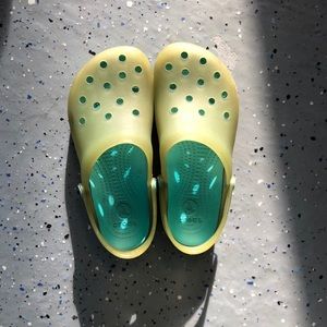 Crocs in Green and Blue US 6 EUR 36.5